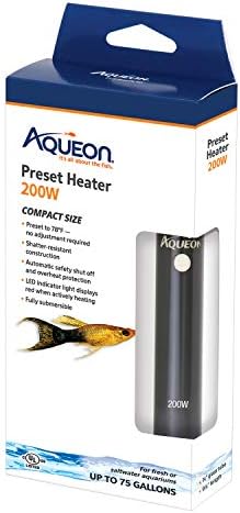75 Gallon Water Heater Revealed: Which One Truly Delivers Comfort? 6 Aqueon Aquarium Fish Tank Preset Heater For Up To 75 Gallons, 200 Watts
