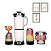 Smoothie Blender Professional 32000 RPM Exprimidor Eléctrico De Alta Velocidad Con Cuchillas De Acero Inoxidable Trituradora De Hielo, Picadora, Molinillo De Café Y Batidora,5 cups 5 knife strainer