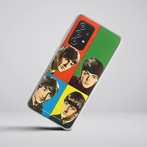 DeinDesign Coque en Silicone Compatible avec Samsung Galaxy A52 5G Etui Silicone Coque Souple Rock ‘n’ Roll Visages The Beatles - Les Beatles, Paul McCartney, John Lennon, RIngo Starr, George Harrison DeinDesign Coque en Silicone Compatible avec Samsung Galaxy A52 5G Etui Silicone Coque Souple Rock 'n' Roll Visages The Beatles – Image 3