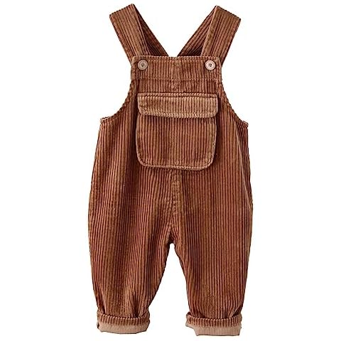 Maeau Corduroy Striped Overalls for Toddlers Cover