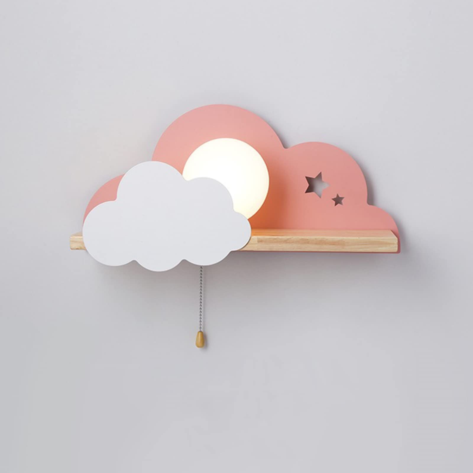 Applique Murale Nuage E26 lampe de chevet enfant avec interrupteur à tirette salon
