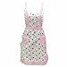 Sankuwen 1pc Women Home Kitchen Cooking Pocket Apron Bib