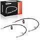 Frankberg 2x Handbremsseile Hinten Links Rechts Kompatibel mit C-Klasse Coupe C204 CLS C21 CLS Shooting Brake X218 E-Klasse W212 E-Klasse T-Model S212 Replace# 2124200185