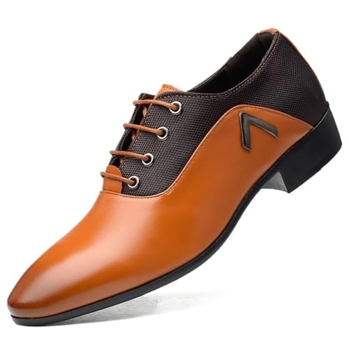 Premium Leather Men’s Oxford Shoes Lace Up Comfortable Style for Business and Office Wear