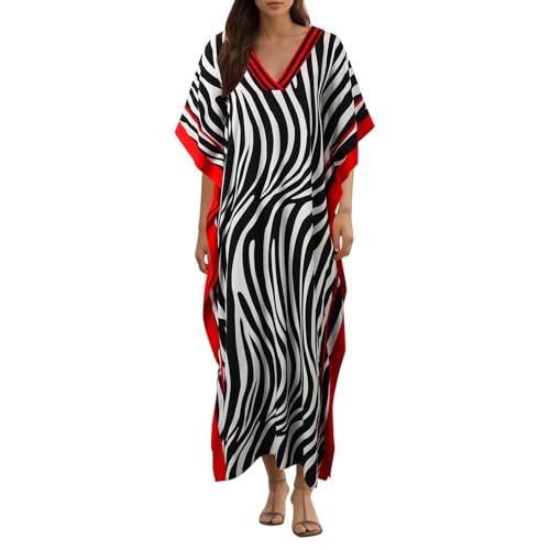 Robe de plage ample col en V pour sublimer les formes