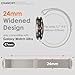 CHANCHY Magnetic Milanese Mesh Loop Compatible with Samsung Galaxy Watch Ultra Bands (2025) (2024), No Gap Metal Band Business Stainless Steel Strap for Galaxy Watch Ultra 47mm Men Women, Titanium