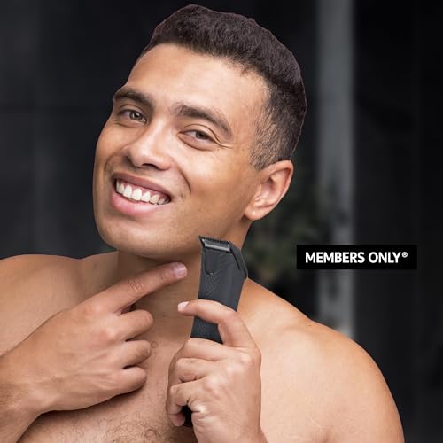 Image of Members Only - Hair Trimmer, FusionPro 2-in-1 Full Body Groomer, Rechargeable Tool for Face, Beard & Body with Precision Blades