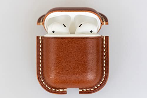 Étui AirPods cuir contre rayures protection chic fait main