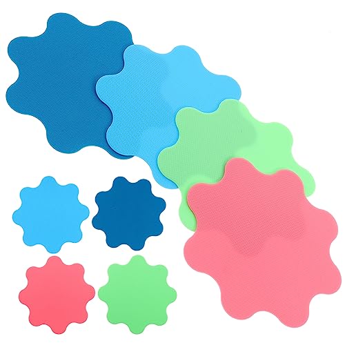 HOODANCOS 8pcs Non- Silicone Jar Opener Pads Multi-Function Heat-Insulated Gripper for Opening and Kitchen Use