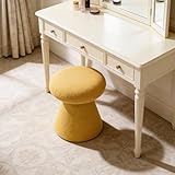 Stabilité & Sécurité : Ce tabouret pour coiffeuse robuste possède une structure renforcée et une base large. Supporte jusqu'à 136 kg, offrant une alternative stable aux poufs classiques pour une utilisation quotidienne.