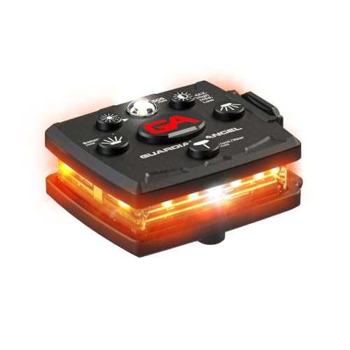 Guardian Angel Micro Safety Light - Orange Front & Orange Rear
