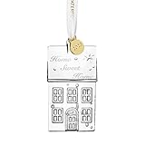 Waterford 2023 First Home Ornament – Crystal “Home Sweet Home” Holiday Keepsake with Gold Date Tag & Satin Ribbon, Ideal New Home