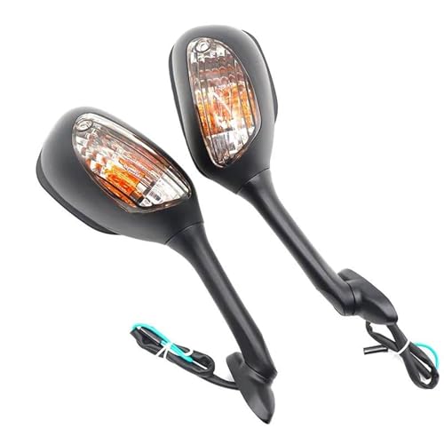 Espejos retrovisores con intermitentes de alta resistencia para Suzuki GSXR 1000 750 600