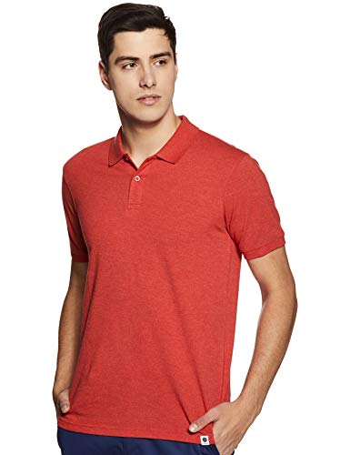 Image of Amazon Brand - Symbol Men's Solid Regular Fit Polo Shirt