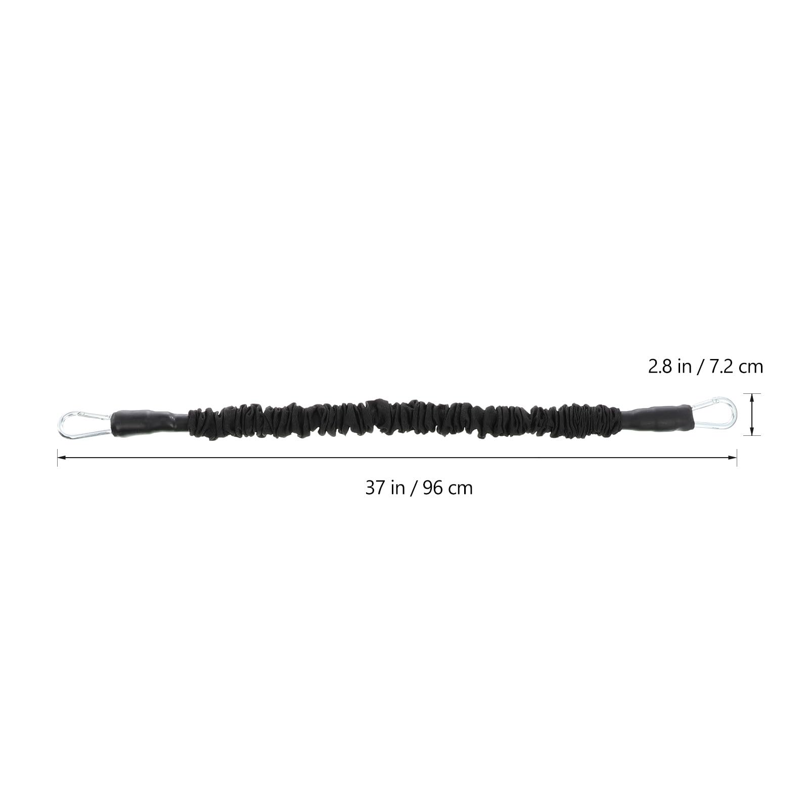 Bandes de Fitness de Résistance Réglables 20 LB, Corde D’entraînement | 1 Set, Forte Élasticité et Haute Résistance, Tissu Oxford et Corde Latex, pour Bras et Jambes, Noir