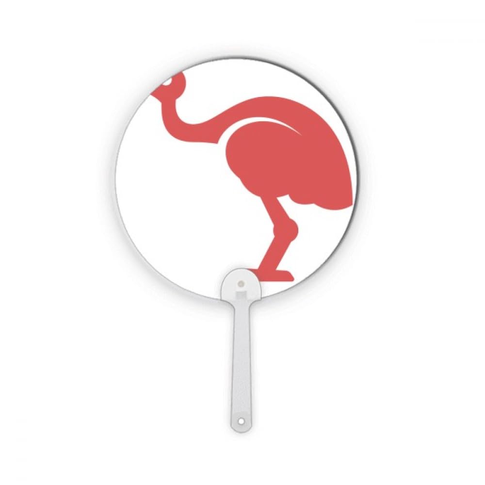 Illustration autruche rétro no/no : rompez la monotonie murale avec ce plastique rouge