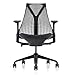 MingYi.office Arm Pads Caps Replacement for Sayl Office Chair with Full Adjustable Arms(4D Arms), Light Grey/Black Color (1-Pair) (Black)