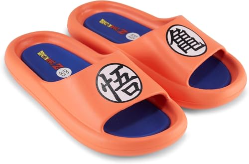 Dragon Ball Z Men's Slides Goku Vegeta Gohan Slip On Comfort Slides