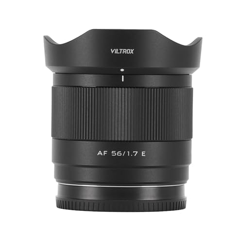 Image of VILTROX 56mm f1.7 E Lens for Sony e-Mount 56mm F1.7 E Autofocus Large Aperture Portrait APS-C Lens Compatible with Sony a6000 a6100 a6300 a6400 a6500 a6600 a6700 a7iv a7rv ZV-E10