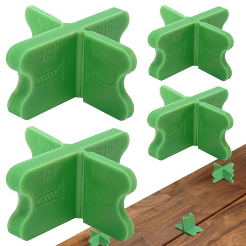 Tablas compuestas para Decking | 4 Piezas Espaciadores Ajustables para Mesas, Herramientas Casa para Instalación de Suelos Exteriores y Construcción
