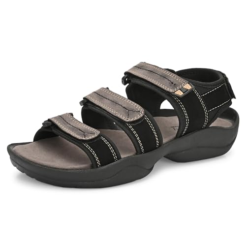 Image of Centrino Sandals for Men | Stylish Men's Casual Sandal for Office & Travel | Comfortable Sandals with Grip Insole & Quality (8141)