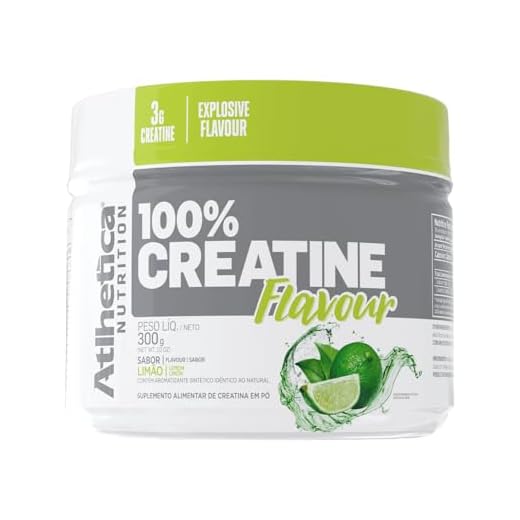 100% Creatine Flavour (300 g) Limão, Atlhetica Nutrition