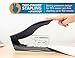 Bostitch inHANCE+100 Heavy Duty Stapler - Two Fingers, No Effort, Spring Powered Stapler - 100 Sheets, Gray (1300)