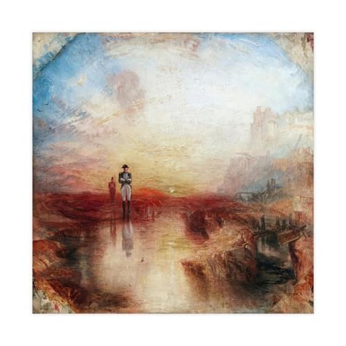 Impression sur toile Turner Guerre de l'exil tableau salon 71cm