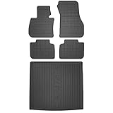 MOTOS Set de alfombrillas de goma y alfombrillas de maletero para BMW X1 F48 2015-2022 Mejora la comodidad de tus viajes con la alfombrilla antideslizante para coche ElToro- alfombrillas para todo tip