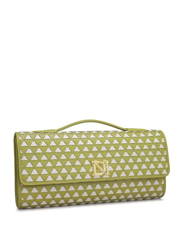 Image of Da Milano Women's Leather Clutch - Green