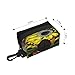 American Flag Sunflower Dog Poop Bag Storage Box with Safety Lock, Suitable for Any Dog ​​Leash, Pet Travel Poop Bag Storage Bag