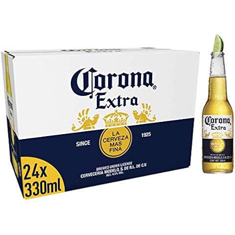 Corona Extra Lager Beer Bottle, 24 x 330ml Cover