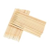 Operitacx 150個 竹棒削りペン、ネイルスティック、アートペン (竹棒削り(5mm*14cm)) 150本 アートスティックを傷つける スクラッチペーパーアート スクラッチペイントペ