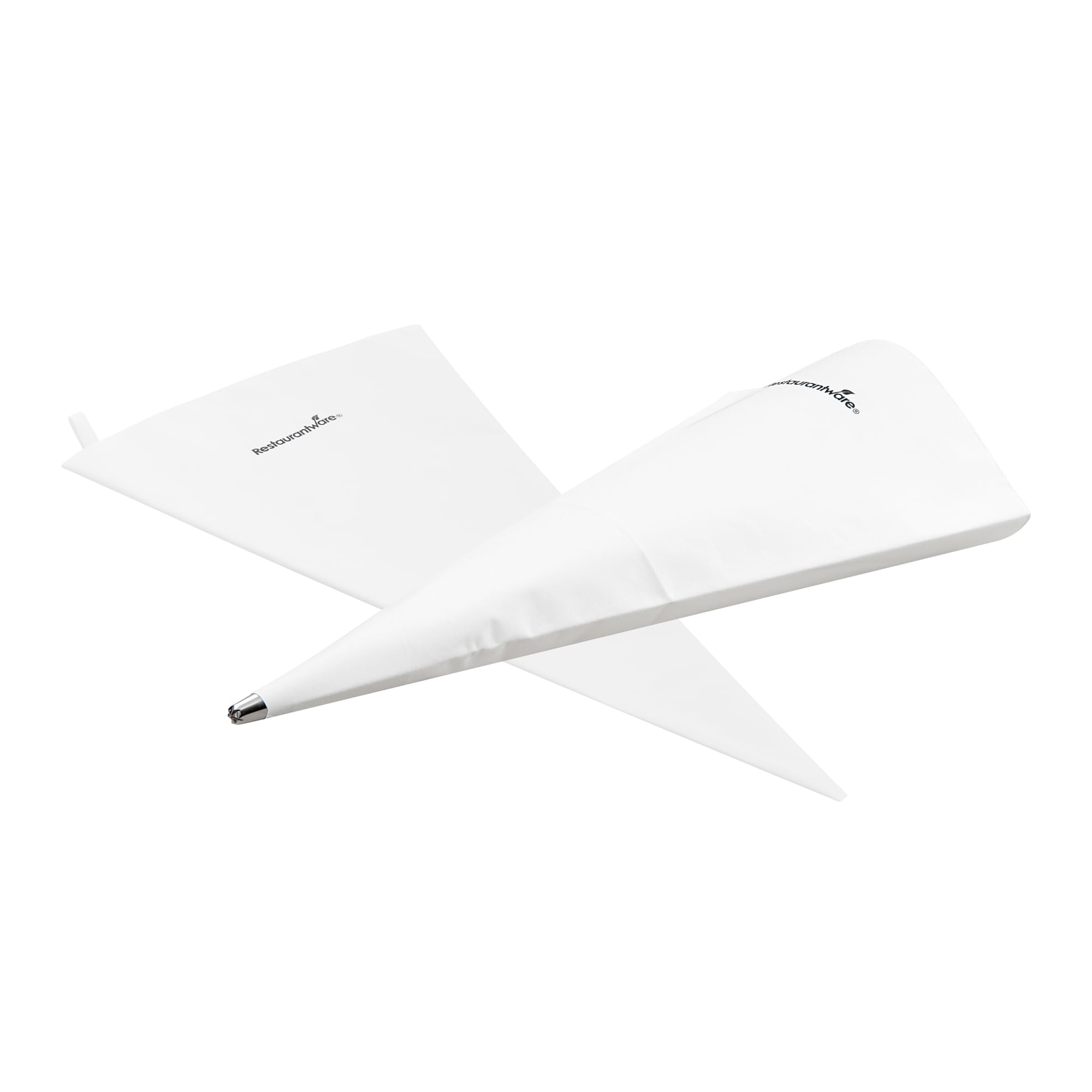 Restaurantware Spritzbeutel 144 Stück 60 cm Segeltuch Kuchen Dekorieren Beutel für Zuckerguss Gebäck Dekorateur Verstärkter Griff Fettdicht Weiß
