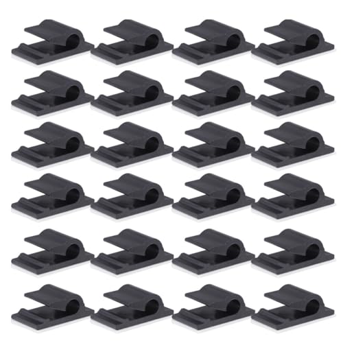 Clips sujeta cables BETOOKY autoadhesivos de doble cara para oficina 2