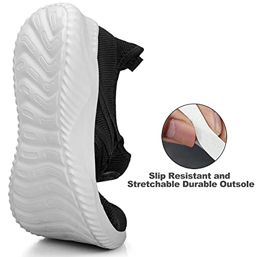 Image of Feethit Womens Slip On Running Shoes Breathable Walking Shoes Lightweight Gym Workout Shoes Non Slip Fashion Sneakers