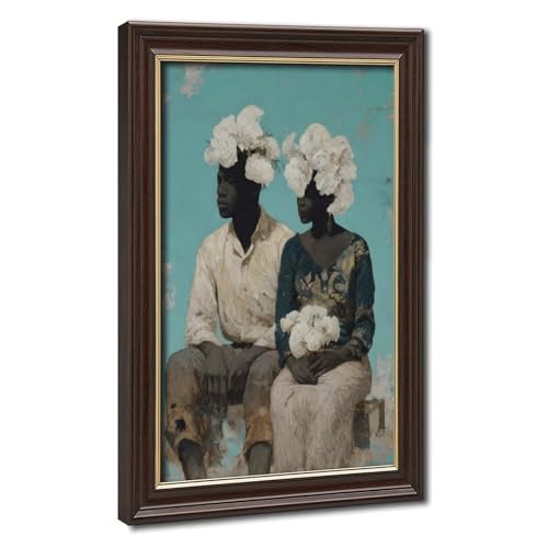 Impression sur toile afro-américaine de haute qualité pour décoration murale chic