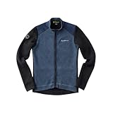 [カペルミュール] サイクリング 長袖ジャージ 【10~15℃】 ワッフルジャージ ブルー L