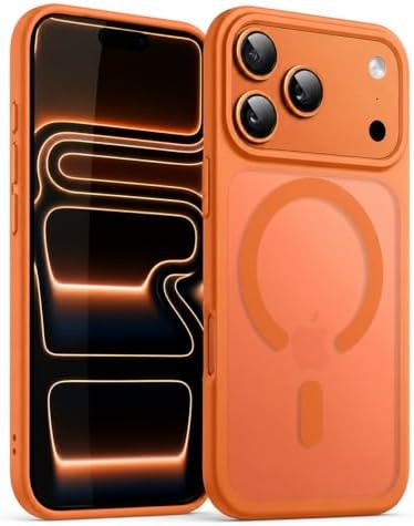 Capa Magnética para (iPhone 17 Pro Max) Laranja ...