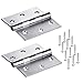 Stainless Steel Hinges, 2-Pack 3.5
