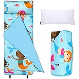 Wildkin Microfiber Nap Mat with Pillow for Toddler Boys and Girls, Perfect Size for Daycare and Preschool, Designed to Fit on a Standard Cot, Patterns Coordinate with Our Lunch Boxes and Backpacks
