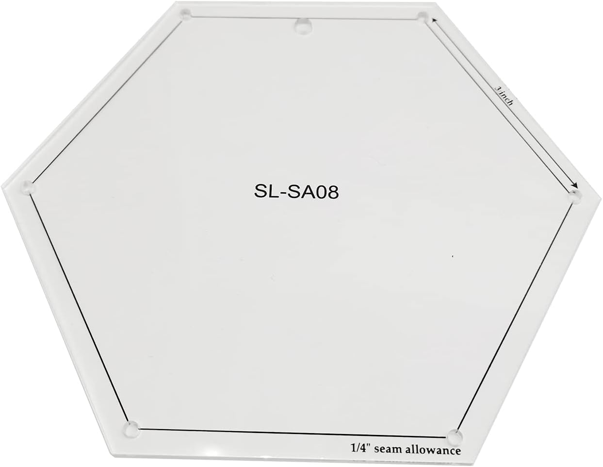 Mini Hexagon Quilting Template for Domestic Sewing Machine 1 Set = 8pcs#SL-SA08