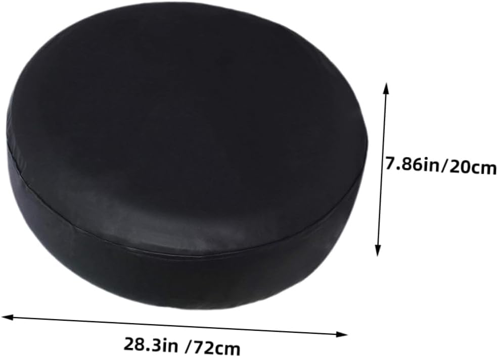 2pcs Rv Tire Covers PVC Wheel Protector for Travel Trailers and Trucks Fits Spare Tires Design for Weather Protection