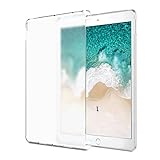 MoKo Case Fit New iPad Air (3rd Generation) 10.5' 2019/iPad Pro 10.5 2017 - Translucent Slim Hard Plastic Bumper Protector/Back Cover, Clear (Compatible with Official Smart Keyboard&Smart Cover)