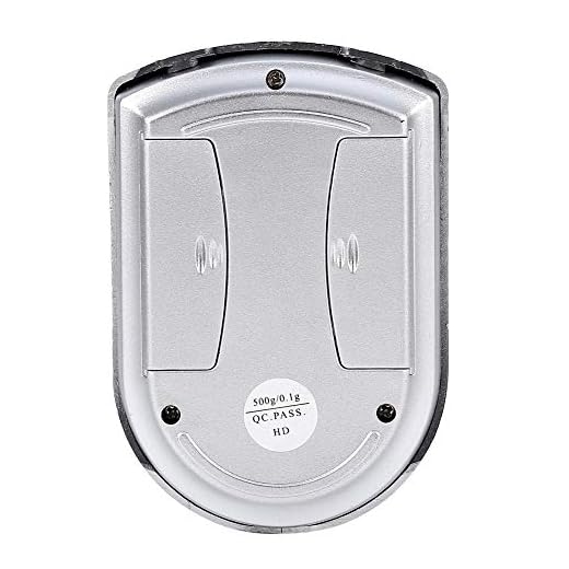 Mini Digital Scale, Smart Pocket Portable Scale Köksvåg precision 0.1 g / 500 g med bakgrundsbelyst LCD-skärm