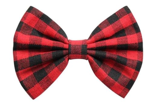 plaid bow - checkered bow - buffalo plaid bow - plaid bow - red and black bow headband - girls headband - buffalo print bow - lumber jack bow - checkered red and black bow - valentines bow - My 1st