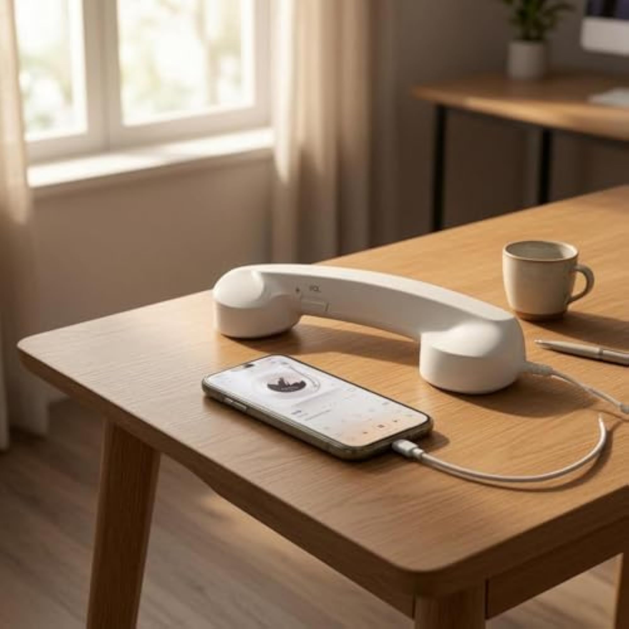 Retro USB-C Handset with Inline Controls
