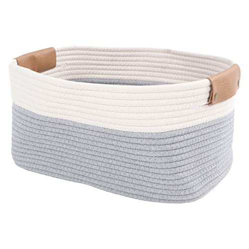 Panier de corde en coton tressé durable pour une décoration intérieure épurée