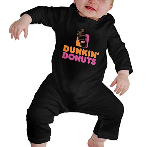 maichengxuan Mameluco Bebé Dunkin Donuts Pijama de Algodón Mameluco Niñas Niños Pelele...