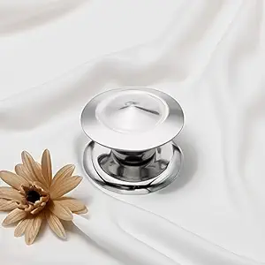 Rawk Stainless Steel Diamond Knob for Drawer Cabinets and Cupboards,Drawer Pulls,Drawer Knobs and Pulls Handle for Kitchen Cabinets Home Interior Decor (Silver, Pack of 14, Chrome Polish)